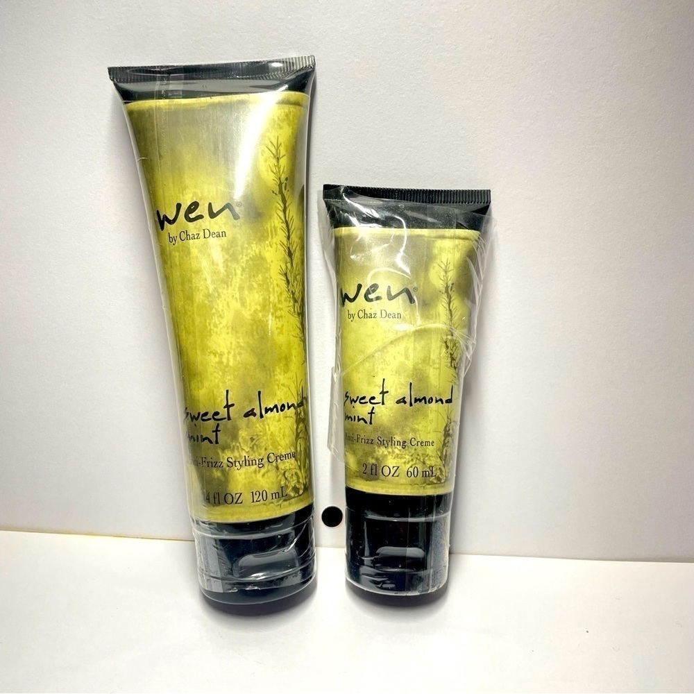 Wen by Chaz‎ Dean Anti Frizz Styling Crème Bundle 2oz and 4 oz W14